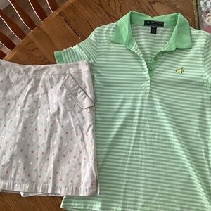 Women’s Masters Shirt and Liz Golf Skort